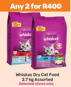 Whiskas Dry Cat Food Assorted-For 2 x 2.7Kg