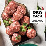 Food Lover's Meatballs-600g Each
