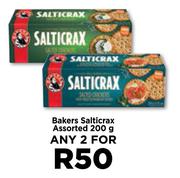 Bakers Salticrax Assorted-For Any 2 x 200g