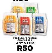 Food Lover's Popcorn Assorted-For 5 x 65g