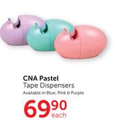 CNA Pastel Tape Dispensers-Each