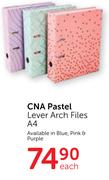 CNA Pastel Leveer Arch Files A4-Each