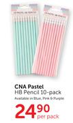CNA Pastel HB Pencil 10-Pack