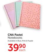 CNA Pastel Notebooks-Each
