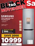 Samsung 303L Fridge Water Dispenser Metallic RB30J3611SA