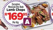 Exclusive Mexican Dry Rub Lamb Chops-Per kg