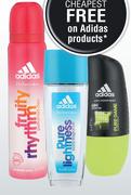 Adidas Body Fragrance For Men Or Women Assorted-75ml Each