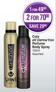 Coty Exclamation Perfume Body Spray Assorted-150ml