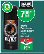 Blade Deodorant Body Spray Assorted-150ml