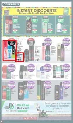 Dis-Chem : Spring Specials (18 August - 11 September 2022), page 4