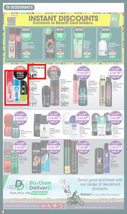 Dis-Chem : Spring Specials (18 August - 11 September 2022), page 4