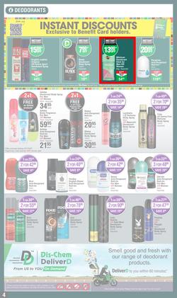 Dis-Chem : Spring Specials (18 August - 11 September 2022), page 4