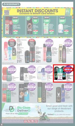 Dis-Chem : Spring Specials (18 August - 11 September 2022), page 4