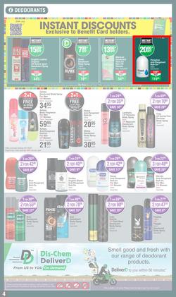 Dis-Chem : Spring Specials (18 August - 11 September 2022), page 4