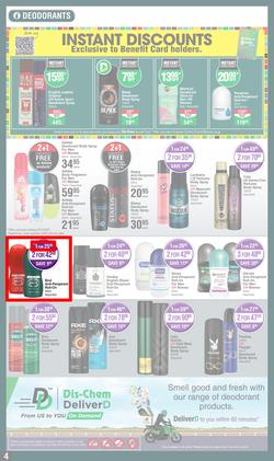 Dis-Chem : Spring Specials (18 August - 11 September 2022), page 4