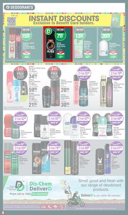Dis-Chem : Spring Specials (18 August - 11 September 2022), page 4