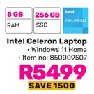 Lenovo Intel Celeron Laptop