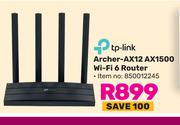 TP-Link Archer AX12 AX1500 WiFi 6 Router