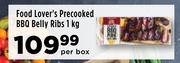 Food Lover's Precooked BBQ Belly Ribs-1Kg Per Box