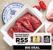 You First Ostrich Goulash-500g Per Pack