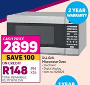 Defy 34L Grill Microwave Oven