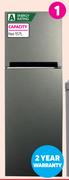 Defy 157L Top Freezer/Fridge Metallic DAD239