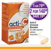 Anti-C Immune Booster 20 Effervescent Tablets Assorted-For 2