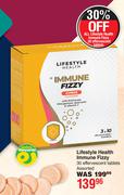 Lifestyle Health Immune Fizzy 30 Effervescent Tablets Assorted