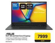 Asus 15.6"(39cm) Intel Core i3 Laptop