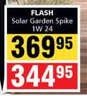 Flash Solar Garden Spike 1W 24
