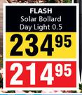 Flash Solar Bollard Day Light 0.5 