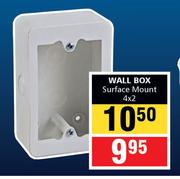 Wall Box Surface Mount 4x2