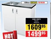 Sink Units (Plastic) 900mm