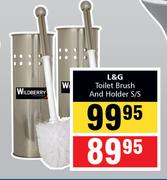 L&G Toilet Brush & Holder S/S