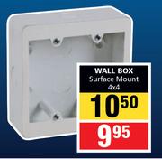 Wall Box Surface Mount 4x4