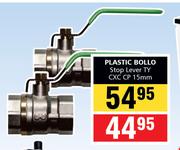 Plastic Bollo Stop Lever TY CXC CP 15mm