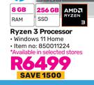 HP Ryzen 3 Processor