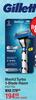 Gillette Mach3 Turbo 3-Blade Razor-Per Pack