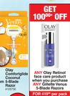 Gillette Venus Olay Comfortglide Coconut 5-Blade Razor-Each