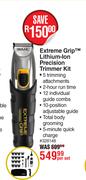 Wahl Extreme Grip Lithium-Ion Precision Trimmer kit-Per Set