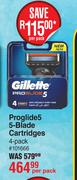 Gillette Proglide5 5-Blade Cartridges (4 Pack)-Per Pack