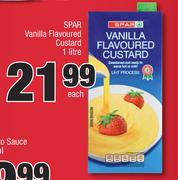 Spar Vanilla Flavoured Custard-1Ltr Each