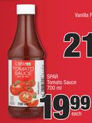 Spar Tomato Sauce-700ml Each