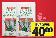 Spar Super Maize Meal-For 2 x 2.5Kg