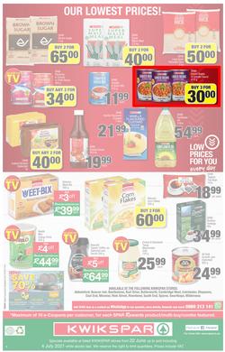 KWIKSPAR EASTERN CAPE : My Kwikspar (22 June - 4 July 2021) Valid in Abbotsford, Beacon Isle, Beetlestone, Burt Drive, Butterworth, page 4