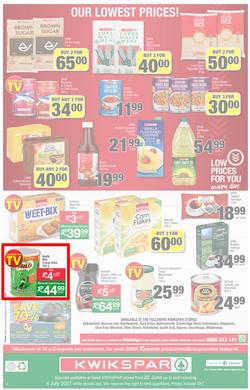 KWIKSPAR EASTERN CAPE : My Kwikspar (22 June - 4 July 2021) Valid in Abbotsford, Beacon Isle, Beetlestone, Burt Drive, Butterworth, page 4