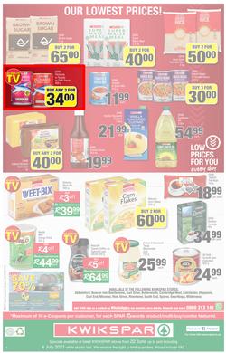 KWIKSPAR EASTERN CAPE : My Kwikspar (22 June - 4 July 2021) Valid in Abbotsford, Beacon Isle, Beetlestone, Burt Drive, Butterworth, page 4