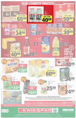 KWIKSPAR EASTERN CAPE : My Kwikspar (22 June - 4 July 2021) Valid in Abbotsford, Beacon Isle, Beetlestone, Burt Drive, Butterworth, page 4
