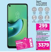 Tecno Spark 7 Pro 128GB Smartphone-Each