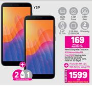 2 x Huawei Y5P-On Red Flexi 125 + On Promo 65